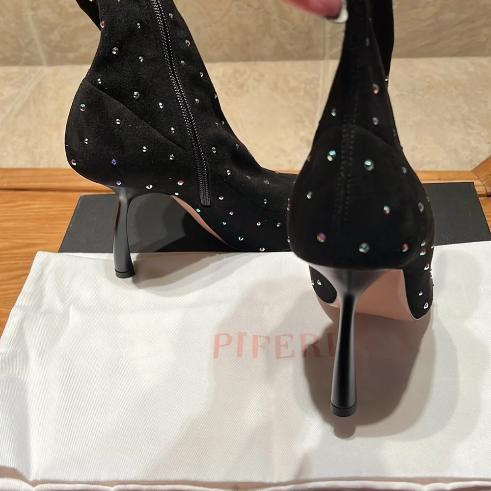 - Pīferi Merlin 100mm ankle boots